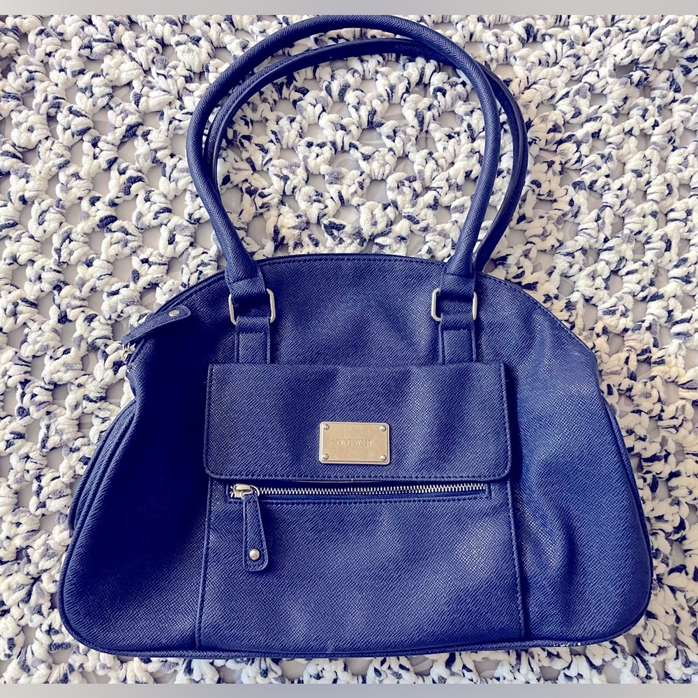 Nine West Blue Bucket Bag